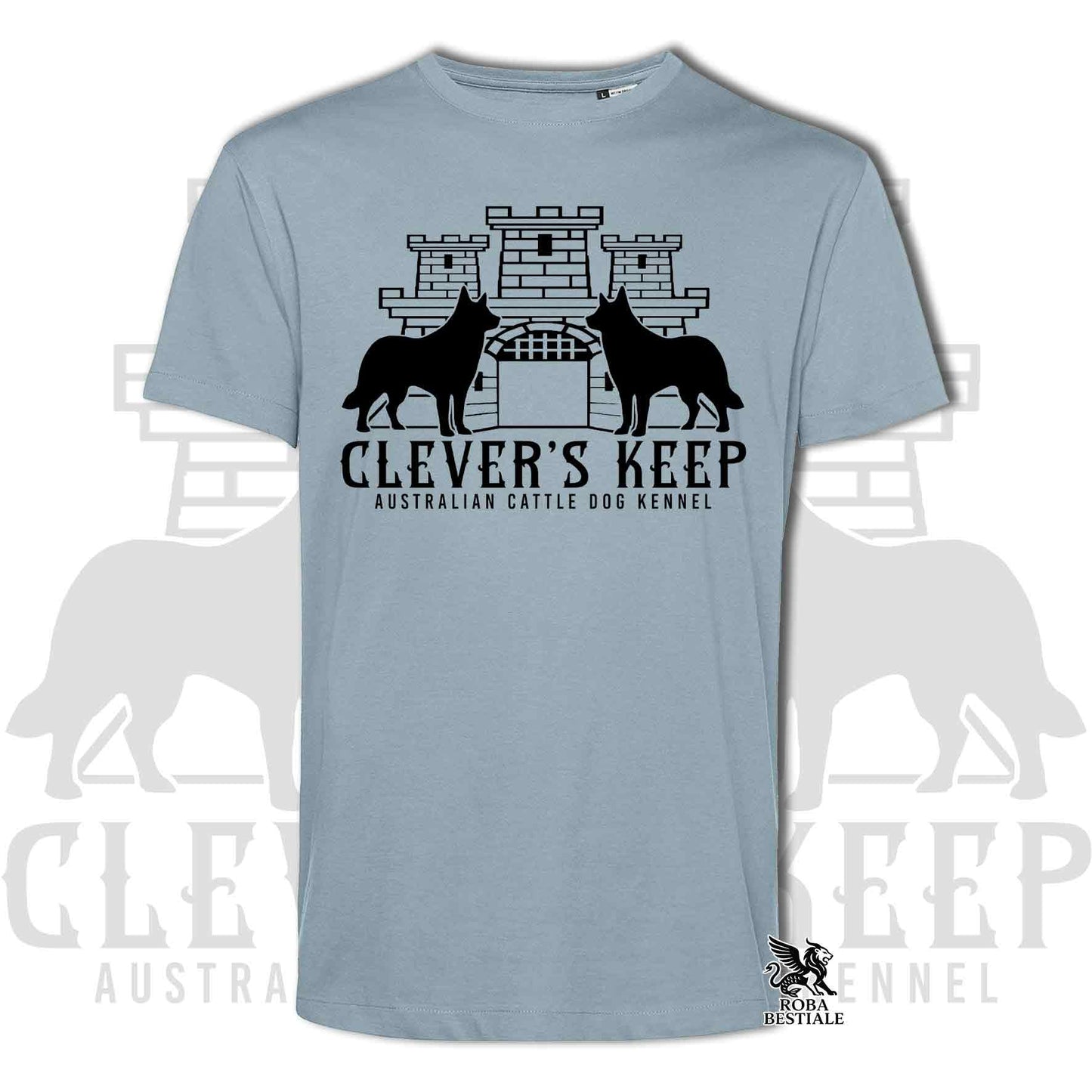 T-shirt CLEVER'S KEEP - Stampa NERA - Uomo o Donna, in tanti colori - dalla XS alla 5XL