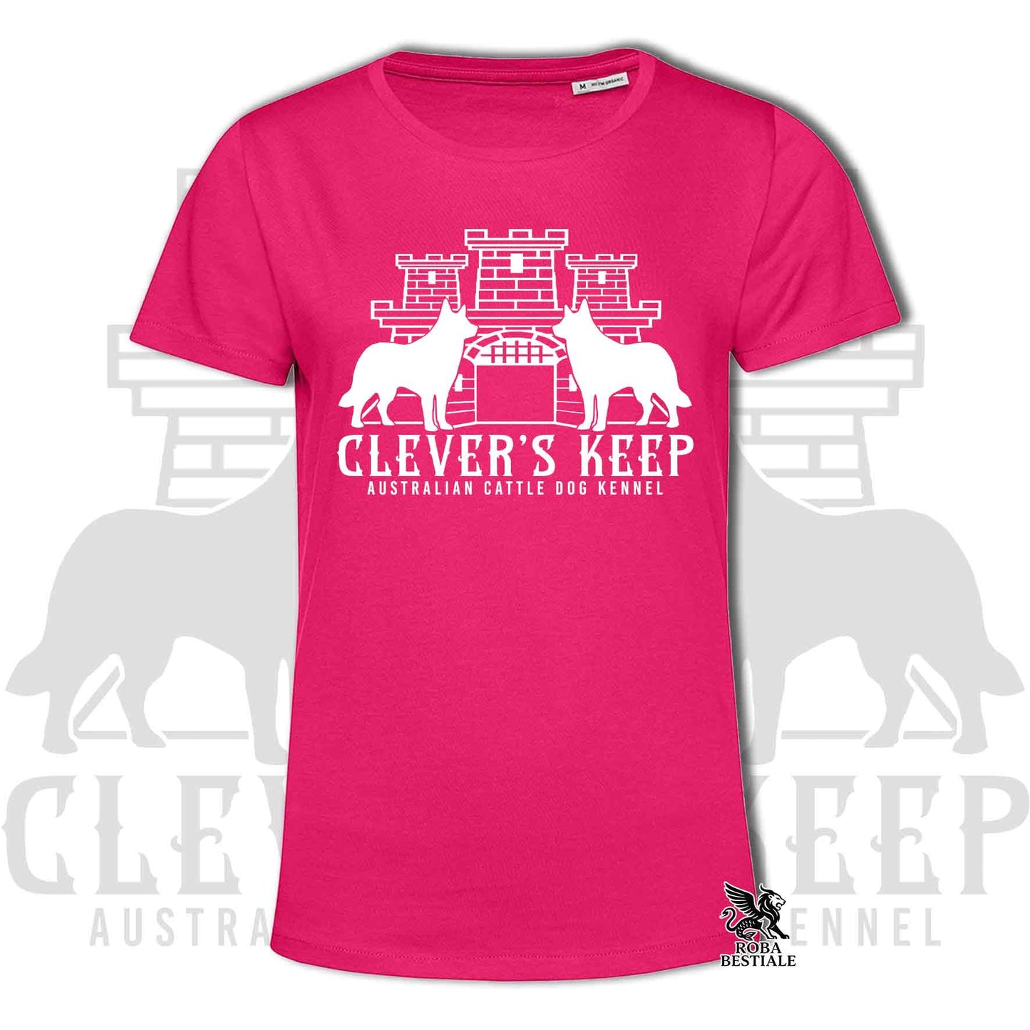 CLEVER'S KEEP T-shirt - WHITE print - Men or Women, in many colours - from XS to 5XL
