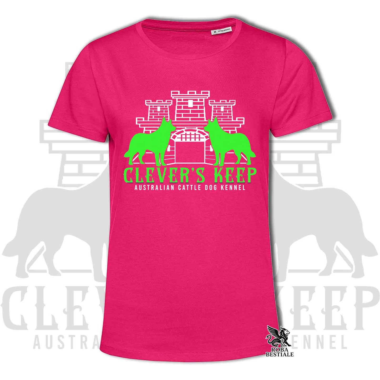 CLEVER'S KEEP T-shirt - NEON GREEN print - Men or Women, in many colors - from XS to 5XL