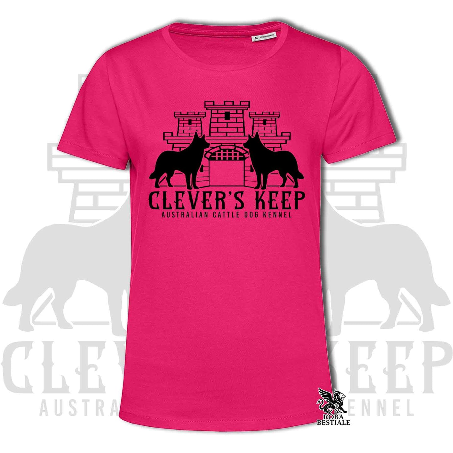 T-shirt CLEVER'S KEEP - Stampa NERA - Uomo o Donna, in tanti colori - dalla XS alla 5XL