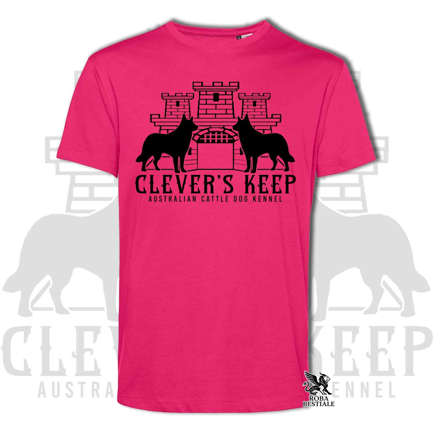 T-shirt CLEVER'S KEEP - Stampa NERA - Uomo o Donna, in tanti colori - dalla XS alla 5XL