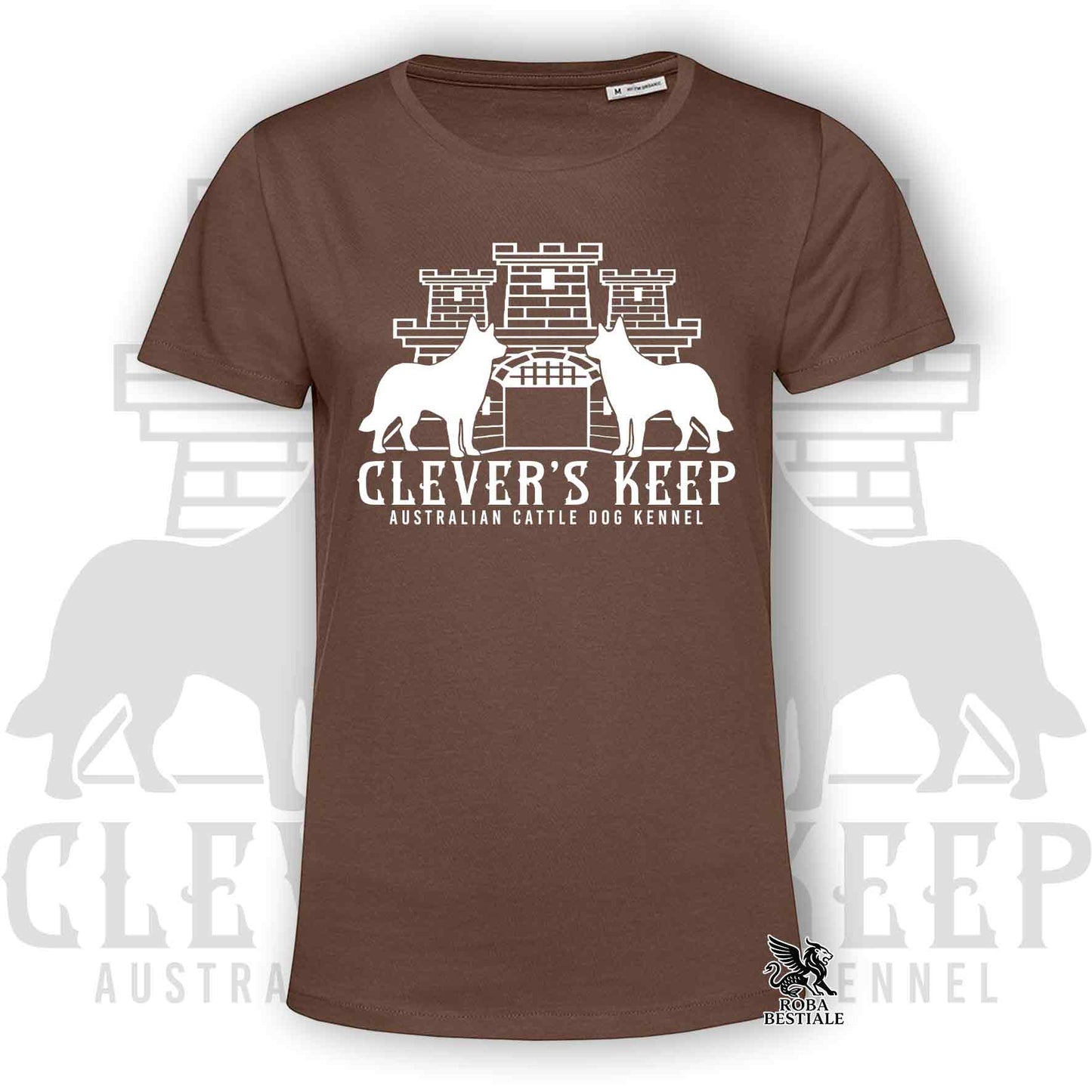 CLEVER'S KEEP T-shirt - WHITE print - Men or Women, in many colours - from XS to 5XL