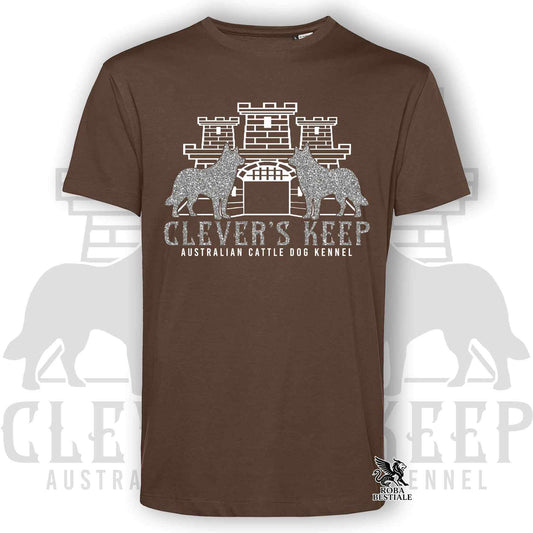 T-shirt CLEVER'S KEEP - dettagli GLITTER SILVER - Uomo o Donna, in tanti colori - dalla XS alla 5XL