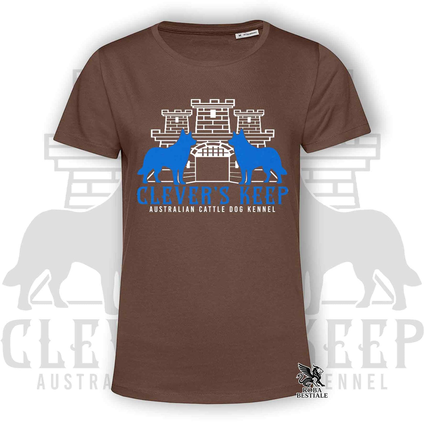CLEVER'S KEEP T-shirt - NEON BLUE print - Men or Women, in many colours - from XS to 5XL