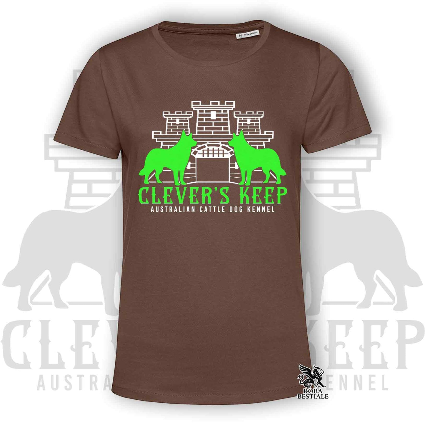 CLEVER'S KEEP T-shirt - NEON GREEN print - Men or Women, in many colors - from XS to 5XL