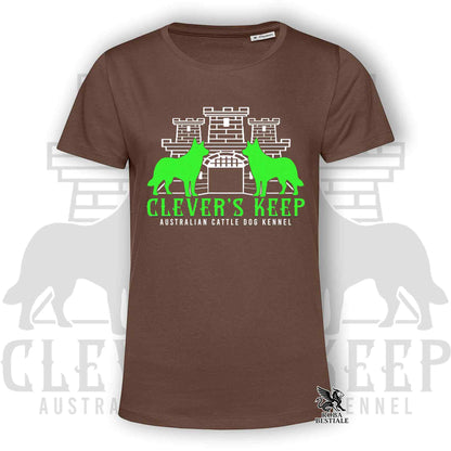 CLEVER'S KEEP T-shirt - NEON GREEN print - Men or Women, in many colors - from XS to 5XL