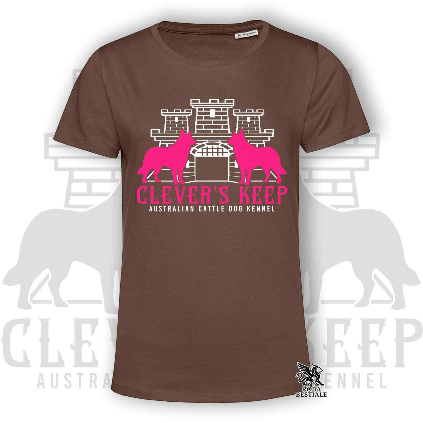 CLEVER'S KEEP T-shirt - NEON PINK print - Men's or Women's, in many colors - from XS to 5XL