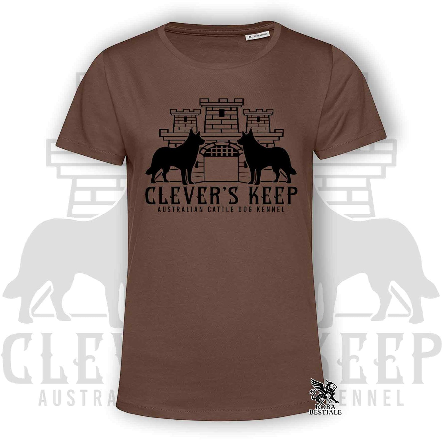 T-shirt CLEVER'S KEEP - Stampa NERA - Uomo o Donna, in tanti colori - dalla XS alla 5XL