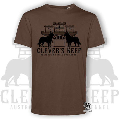 T-shirt CLEVER'S KEEP - Stampa NERA - Uomo o Donna, in tanti colori - dalla XS alla 5XL
