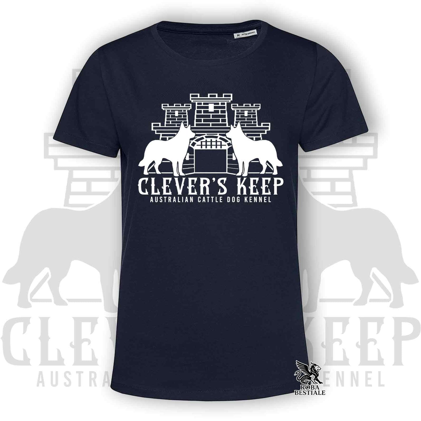 CLEVER'S KEEP T-shirt - WHITE print - Men or Women, in many colours - from XS to 5XL