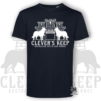 CLEVER'S KEEP T-shirt - WHITE print - Men or Women, in many colours - from XS to 5XL