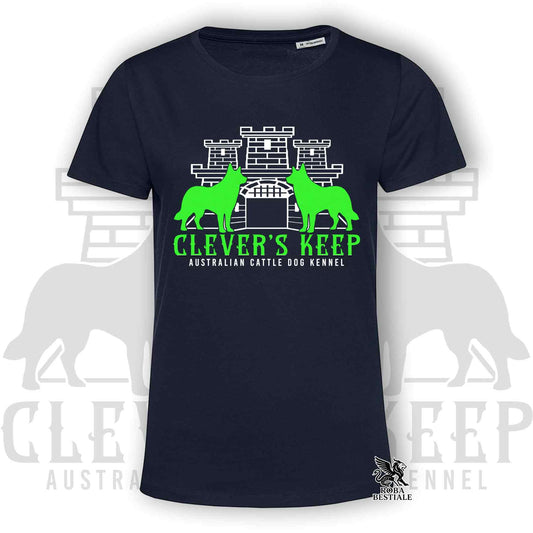 T-shirt CLEVER'S KEEP - Stampa NEON GREEN - Uomo o Donna, in tanti colori - dalla XS alla 5XL