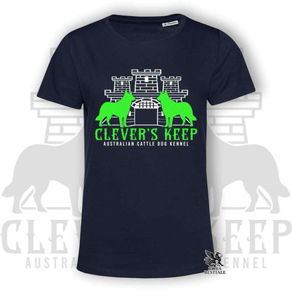 CLEVER'S KEEP T-shirt - NEON GREEN print - Men or Women, in many colors - from XS to 5XL