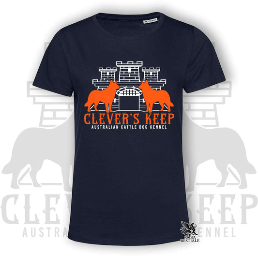 T-shirt CLEVER'S KEEP - Stampa NEON ORANGE - Uomo o Donna, in tanti colori - dalla XS alla 5XL