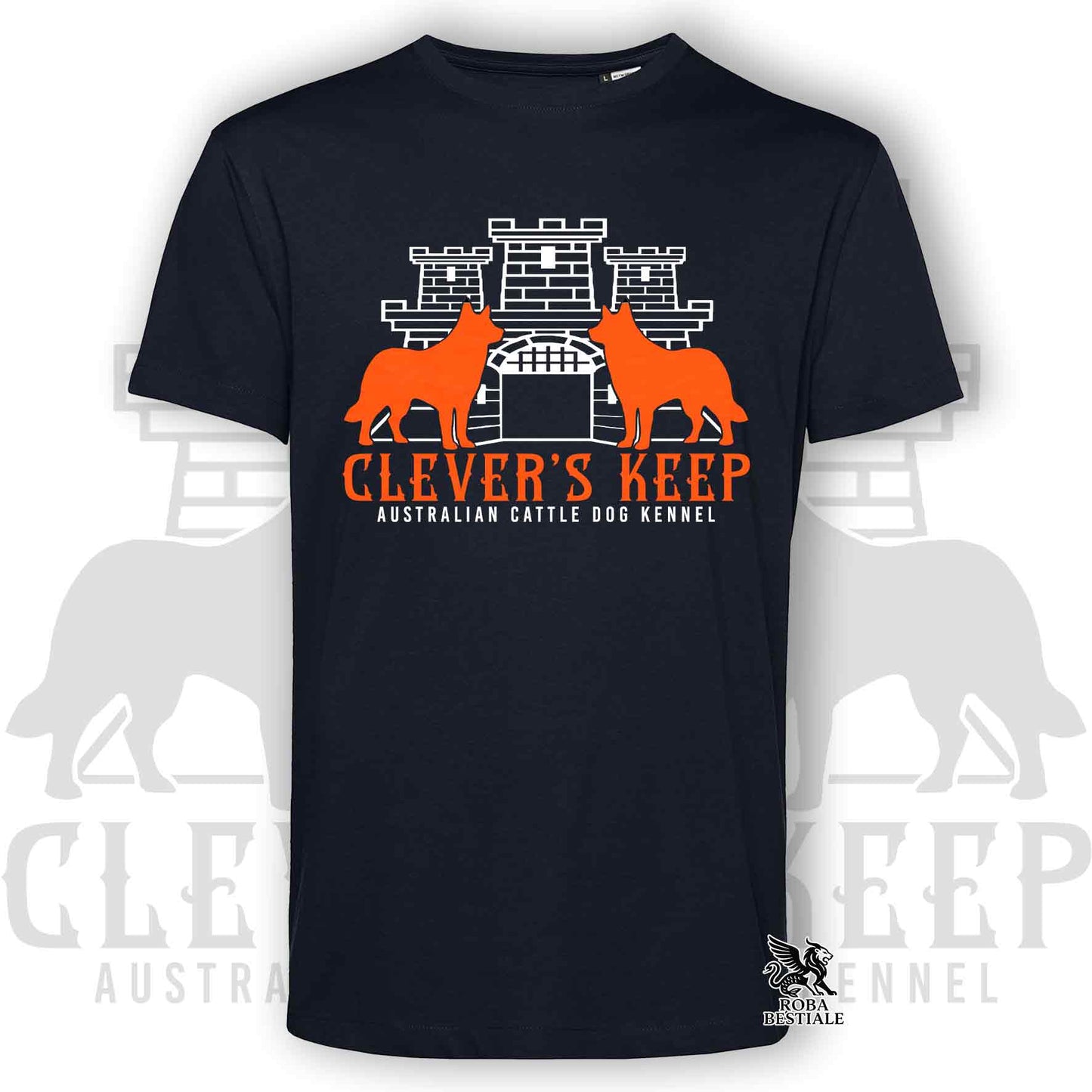 CLEVER'S KEEP T-shirt - NEON ORANGE Print - Men or Women, in many colors - from XS to 5XL