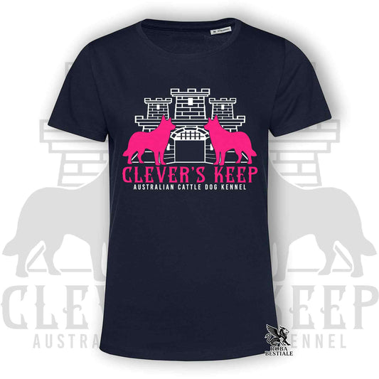 T-shirt CLEVER'S KEEP - Stampa NEON PINK - Uomo o Donna, in tanti colori - dalla XS alla 5XL
