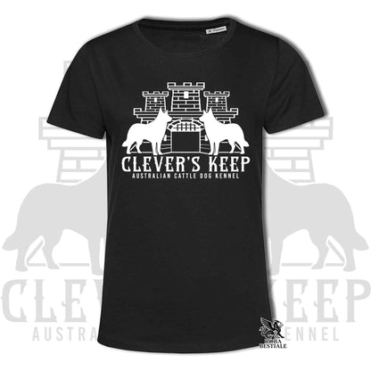CLEVER'S KEEP T-shirt - WHITE print - Men or Women, in many colours - from XS to 5XL