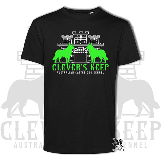 T-shirt CLEVER'S KEEP - Stampa NEON GREEN - Uomo o Donna, in tanti colori - dalla XS alla 5XL