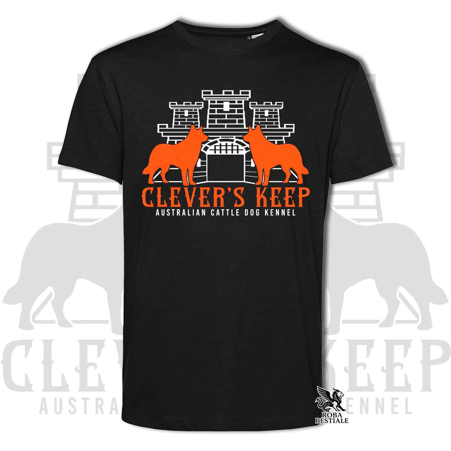 CLEVER'S KEEP T-shirt - NEON ORANGE Print - Men or Women, in many colors - from XS to 5XL