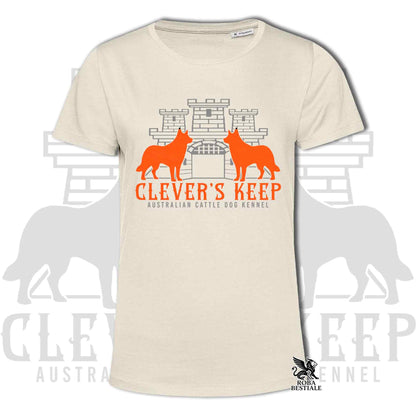 CLEVER'S KEEP T-shirt - NEON ORANGE Print - Men or Women, in many colors - from XS to 5XL