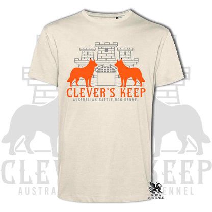 CLEVER'S KEEP T-shirt - NEON ORANGE Print - Men or Women, in many colors - from XS to 5XL