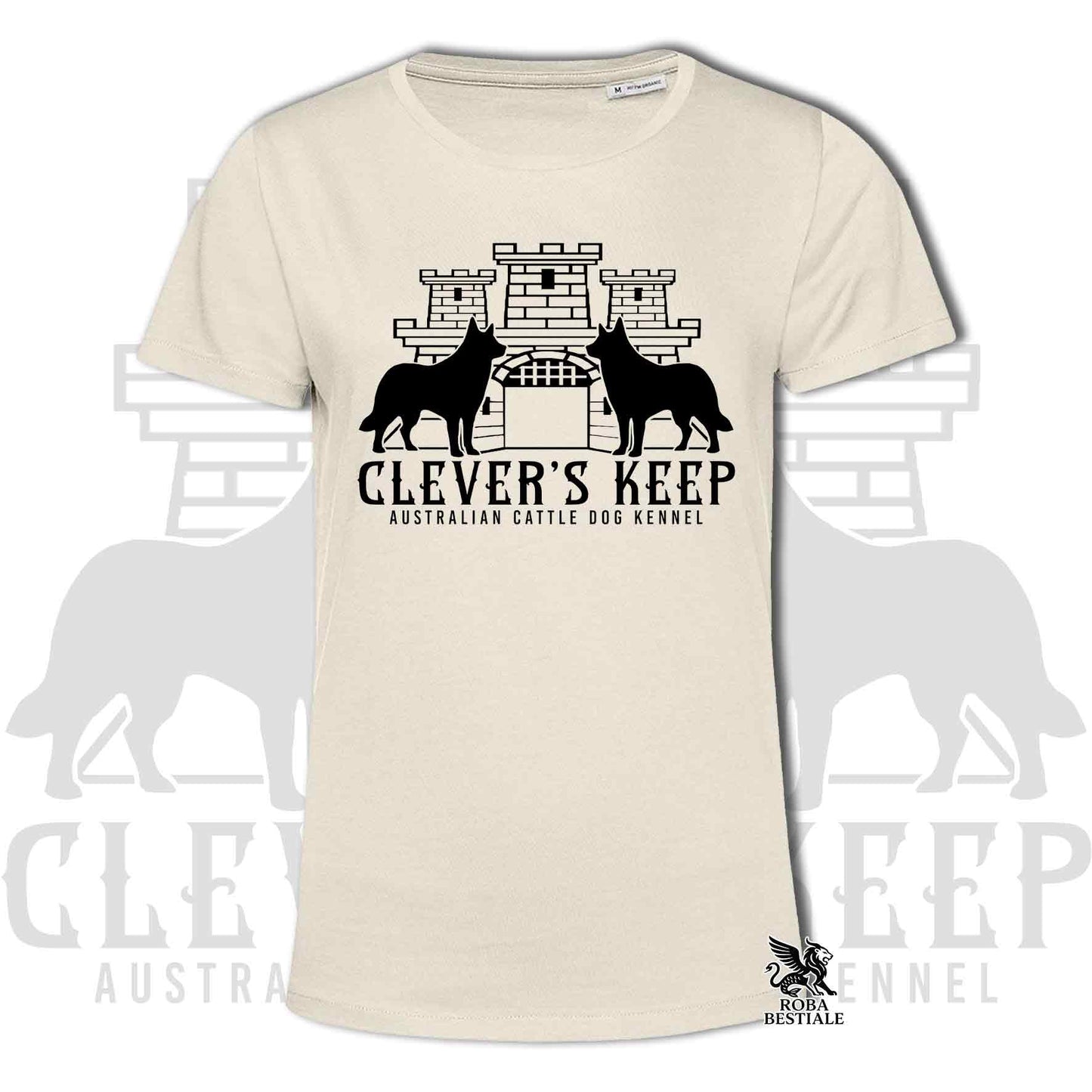 T-shirt CLEVER'S KEEP - Stampa NERA - Uomo o Donna, in tanti colori - dalla XS alla 5XL
