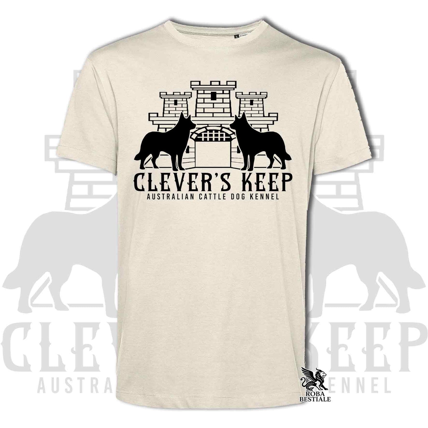 T-shirt CLEVER'S KEEP - Stampa NERA - Uomo o Donna, in tanti colori - dalla XS alla 5XL