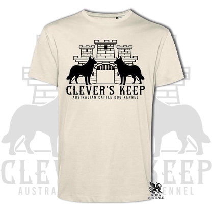 T-shirt CLEVER'S KEEP - Stampa NERA - Uomo o Donna, in tanti colori - dalla XS alla 5XL