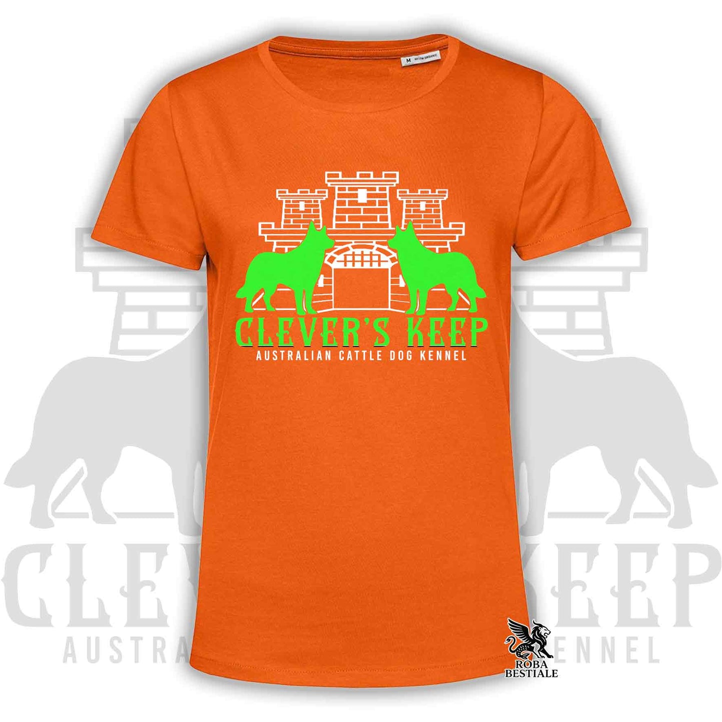 CLEVER'S KEEP T-shirt - NEON GREEN print - Men or Women, in many colors - from XS to 5XL