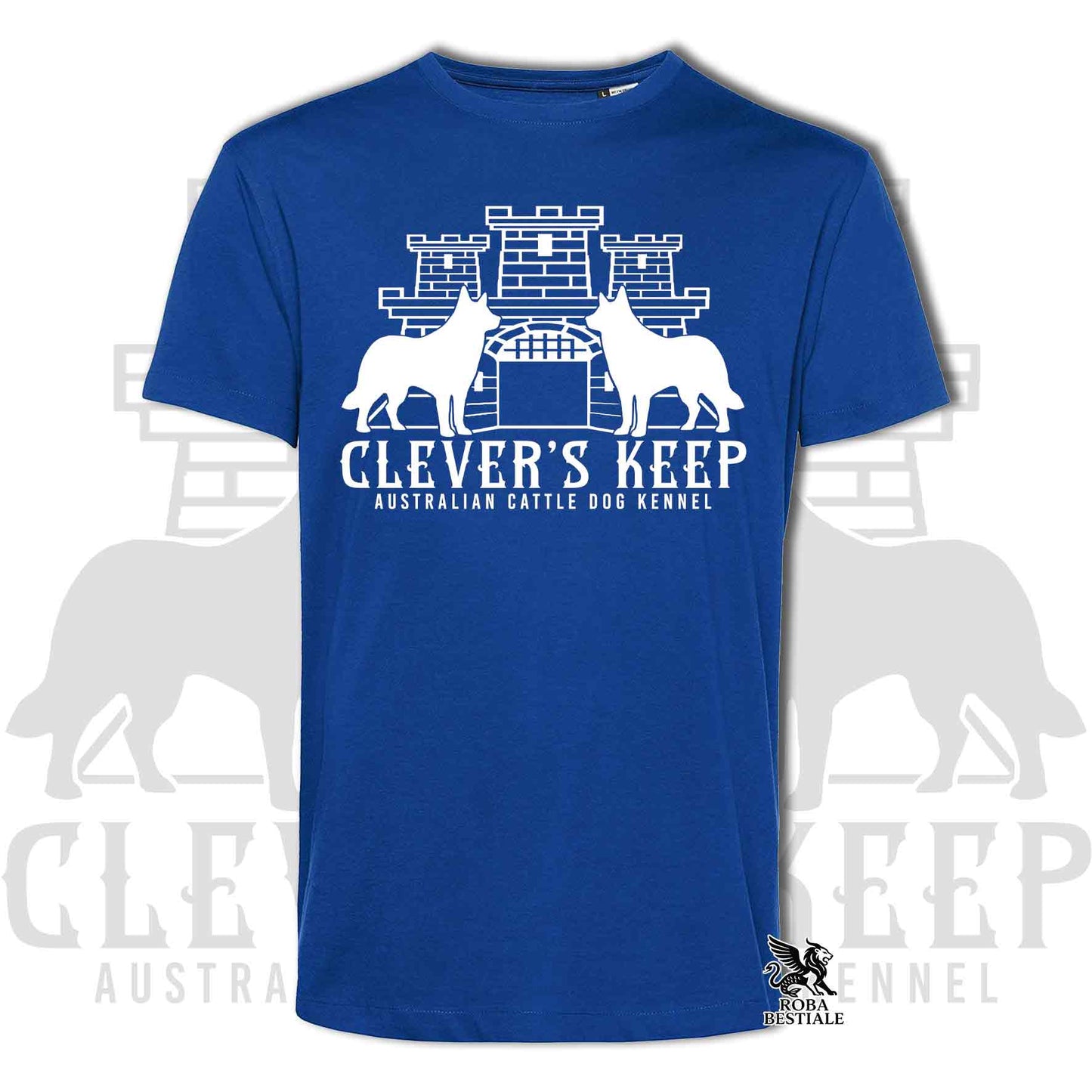 CLEVER'S KEEP T-shirt - WHITE print - Men or Women, in many colours - from XS to 5XL