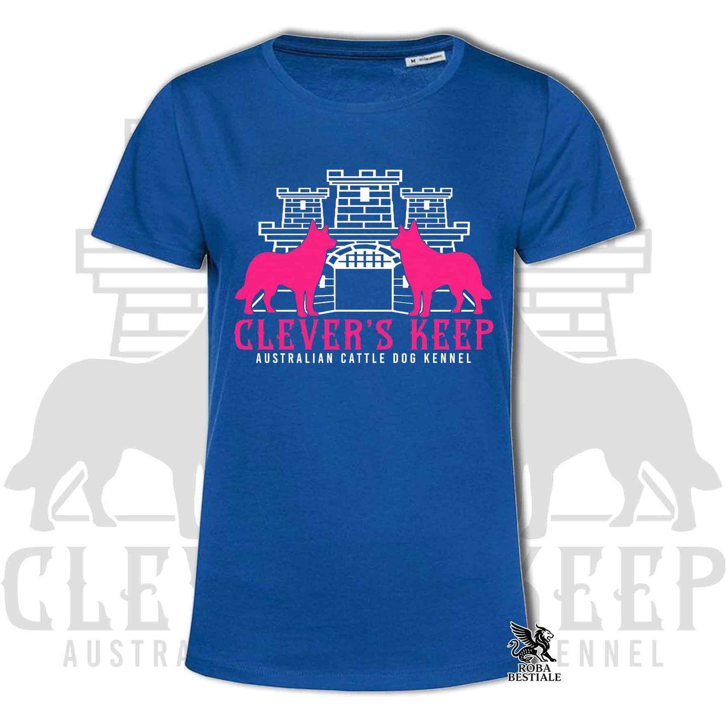 CLEVER'S KEEP T-shirt - NEON PINK print - Men's or Women's, in many colors - from XS to 5XL