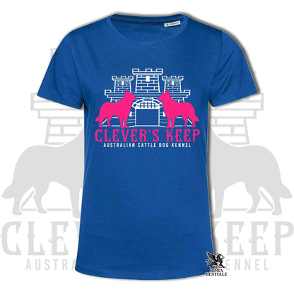 CLEVER'S KEEP T-shirt - NEON PINK print - Men's or Women's, in many colors - from XS to 5XL