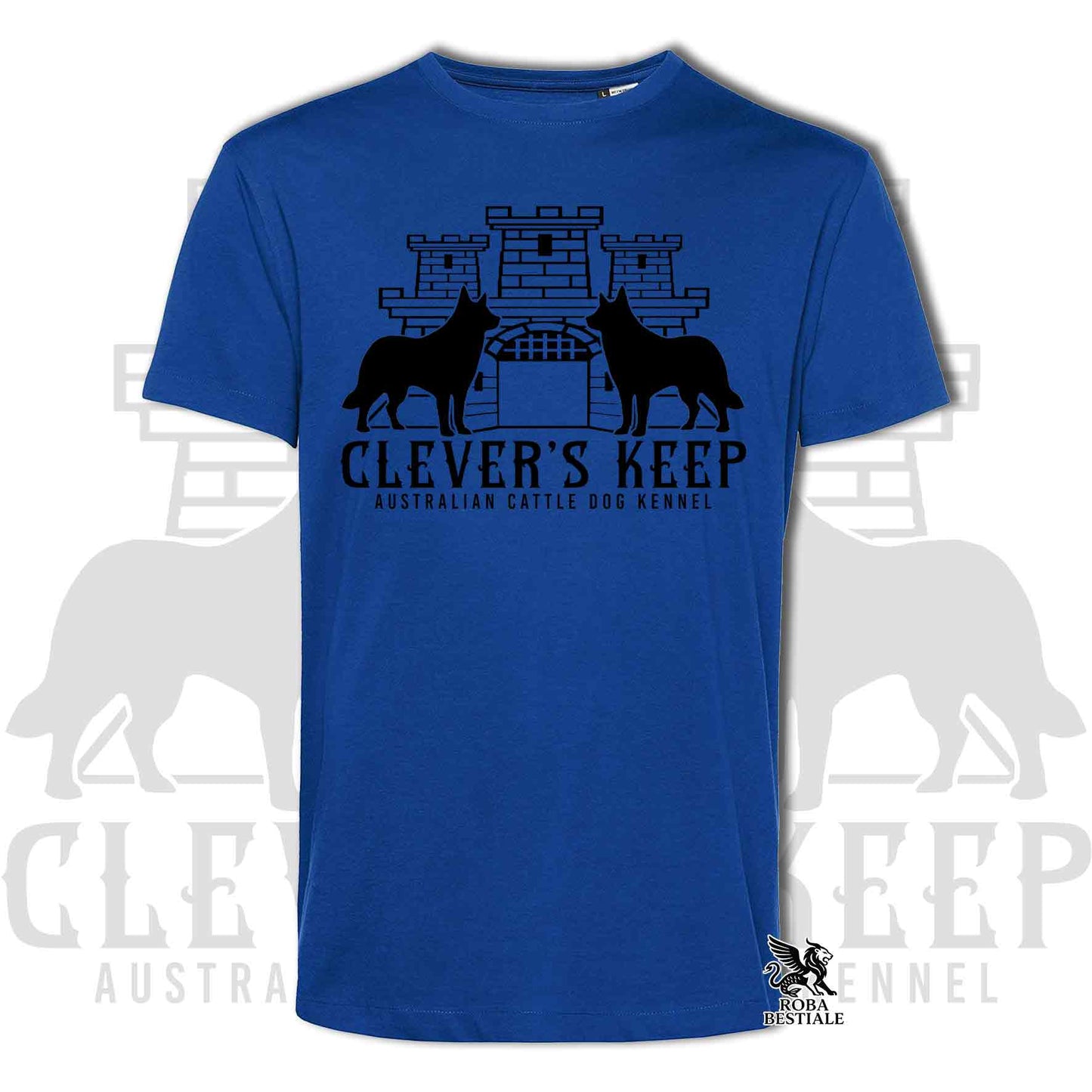 T-shirt CLEVER'S KEEP - Stampa NERA - Uomo o Donna, in tanti colori - dalla XS alla 5XL