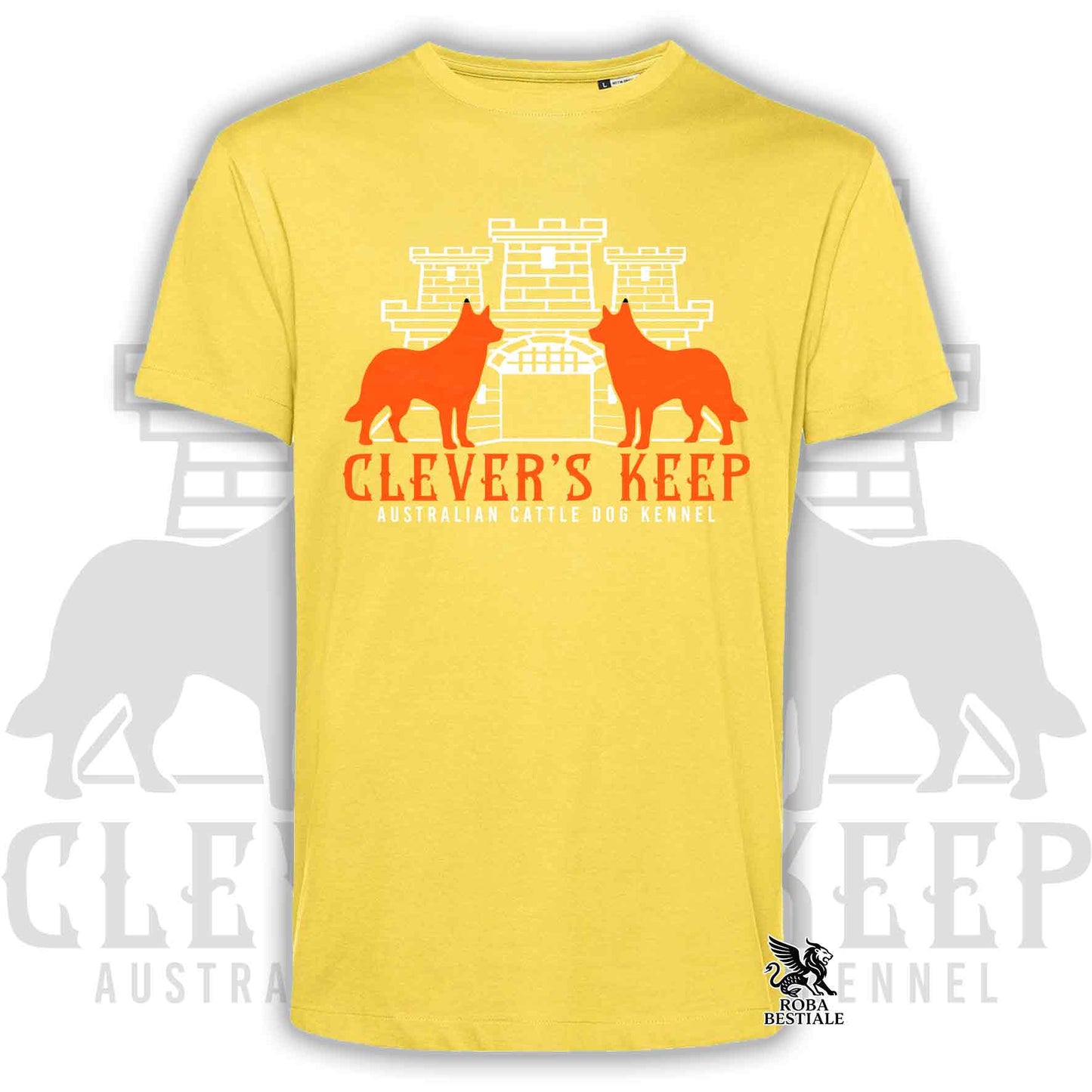 CLEVER'S KEEP T-shirt - NEON ORANGE Print - Men or Women, in many colors - from XS to 5XL