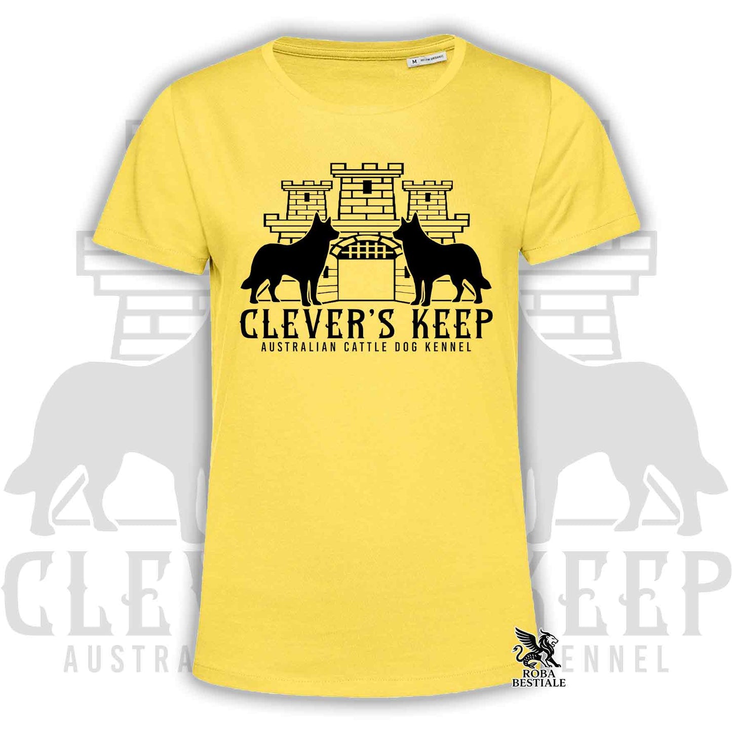 T-shirt CLEVER'S KEEP - Stampa NERA - Uomo o Donna, in tanti colori - dalla XS alla 5XL