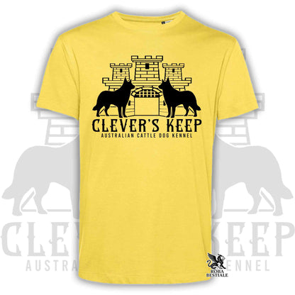 T-shirt CLEVER'S KEEP - Stampa NERA - Uomo o Donna, in tanti colori - dalla XS alla 5XL
