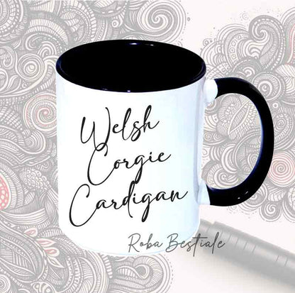 DOODLE mug - WELSH CORGI CARDIGAN