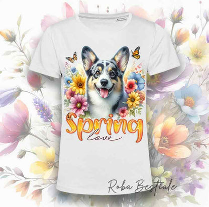 SPRING T-Shirt - WELSH CORGI CARDIGAN