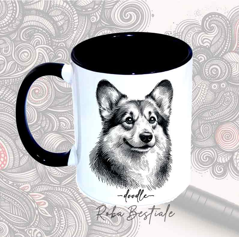 Tazza DOODLE - WELSH CORGI PEMBROKE