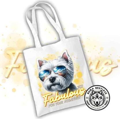 TOO FABULOUS Shopper - WEST HIGHLAND WHITE TERRIER