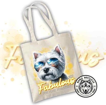 TOO FABULOUS Shopper - WEST HIGHLAND WHITE TERRIER