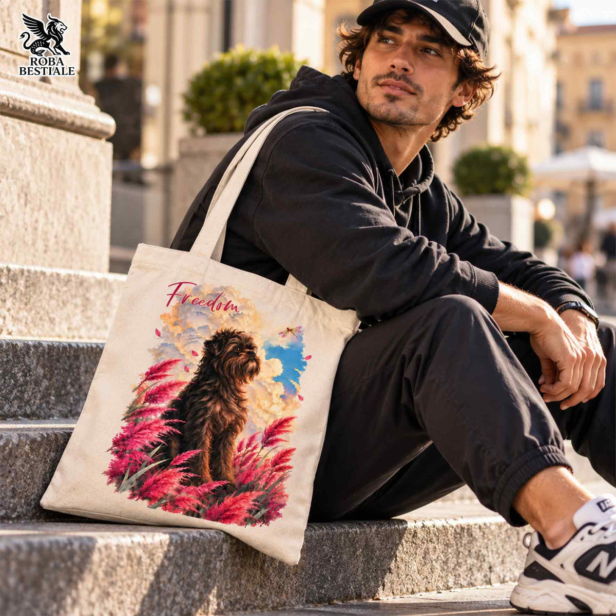 Tote Bag AFFENPINSCHER - Collezione Freedom - 4