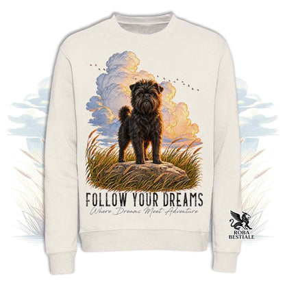 Felpa AFFENPINSCHER - Girocollo - Collezione Dream