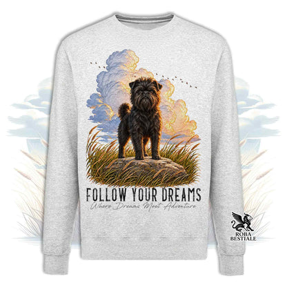 Felpa AFFENPINSCHER - Girocollo - Collezione Dream