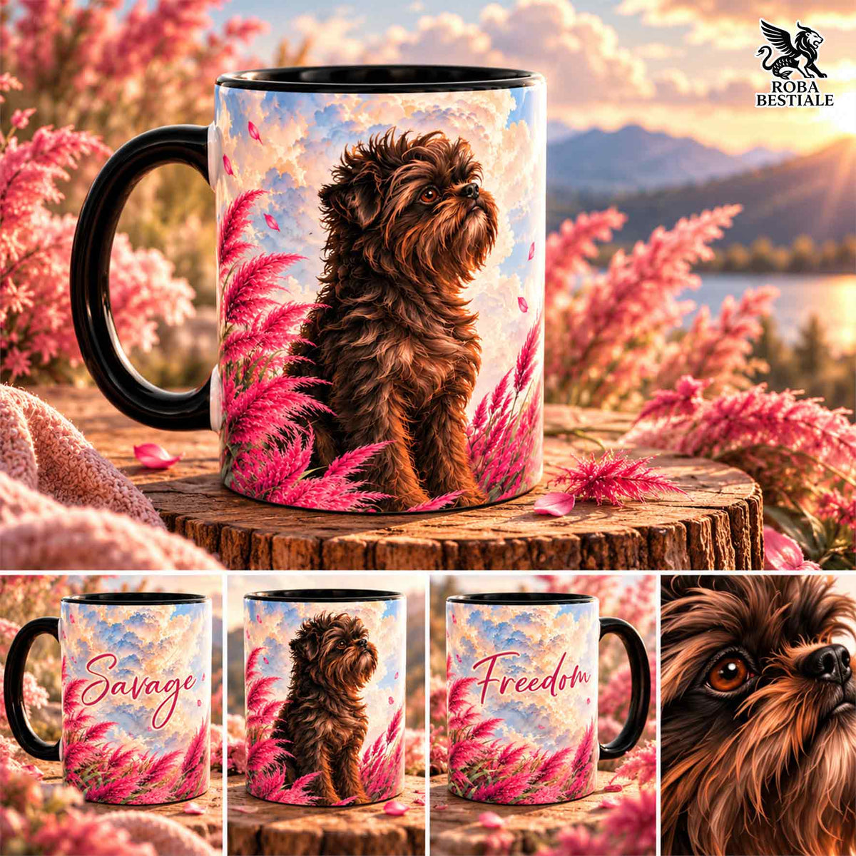 Tazza AFFENPINSCHER - Collezione Freedom - 3