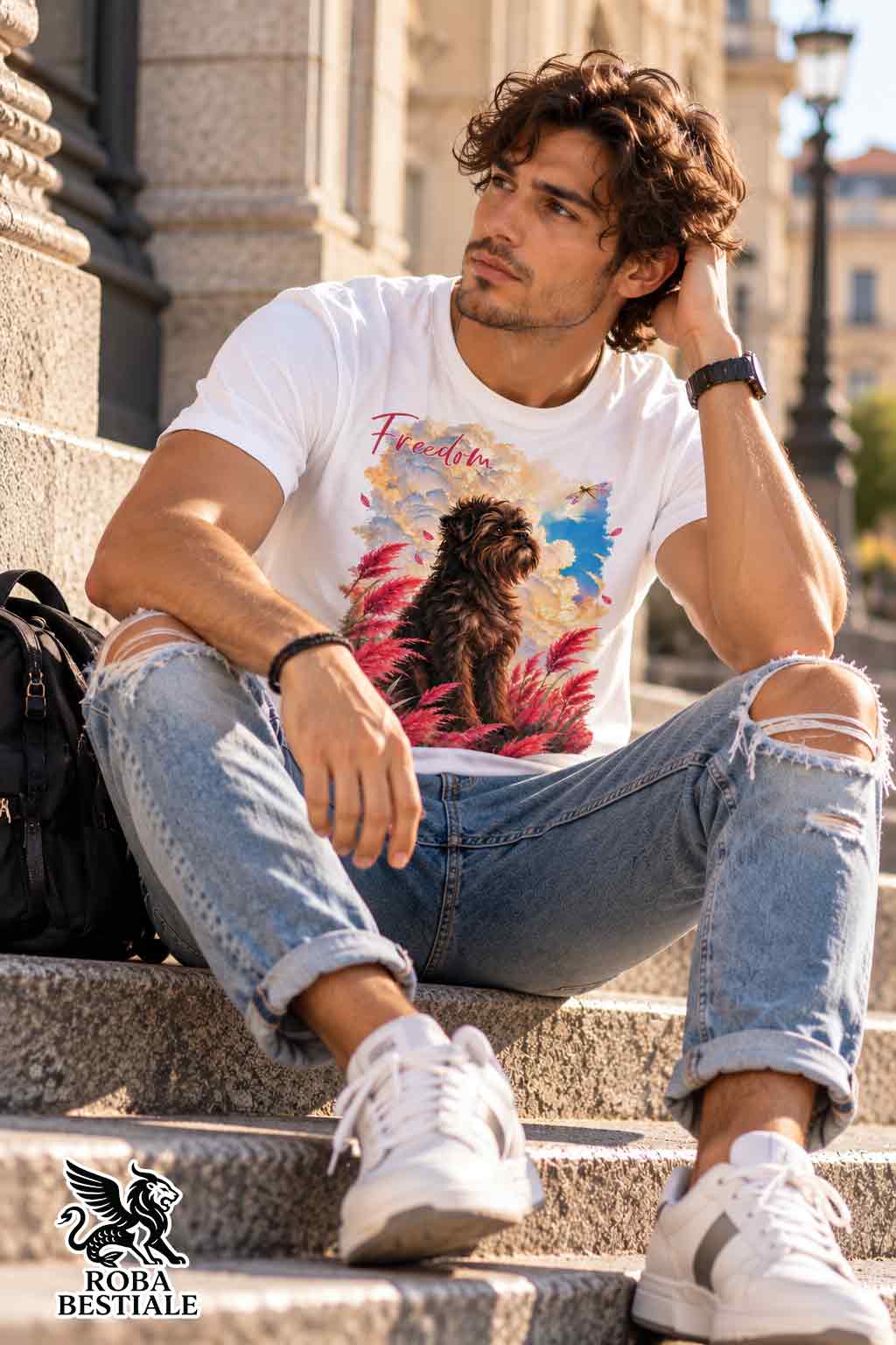 T-Shirt AFFENPINSCHER - Collezione Freedom - 4