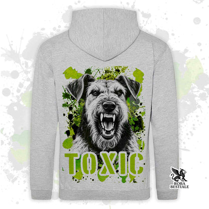 Felpa AIREDALE TERRIER - Cappuccio e Tasconi - Collezione Toxic