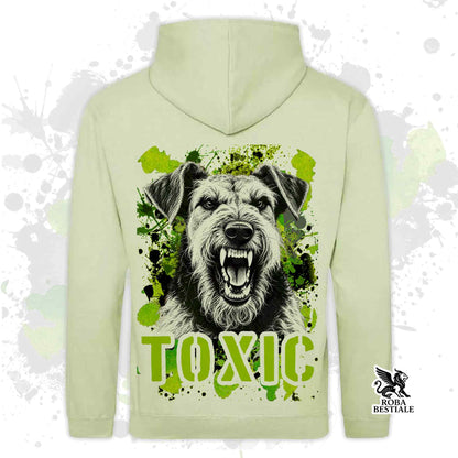 Felpa AIREDALE TERRIER - Cappuccio e Tasconi - Collezione Toxic