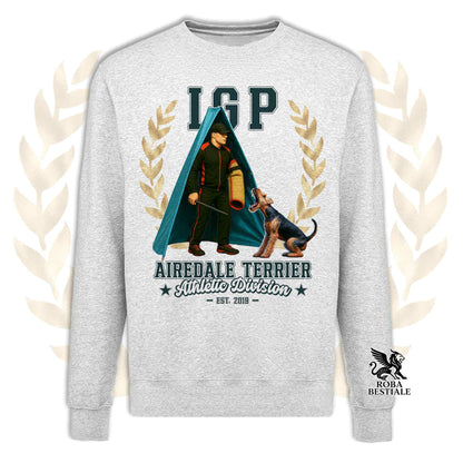 Felpa AIREDALE TERRIER - Girocollo - Collezione IGP Revier