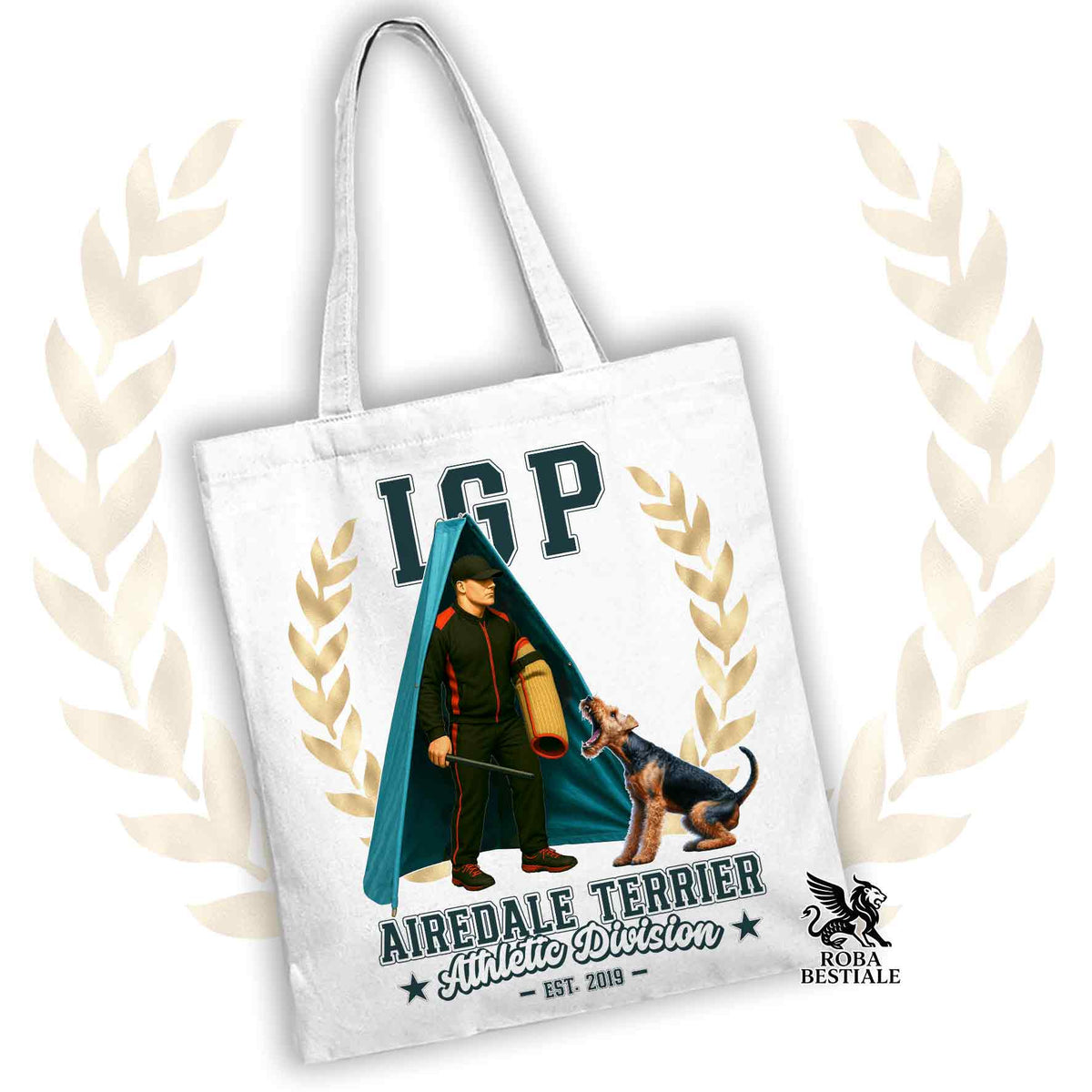 Tote Bag AIREDALE TERRIER - Collezione IGP Revier